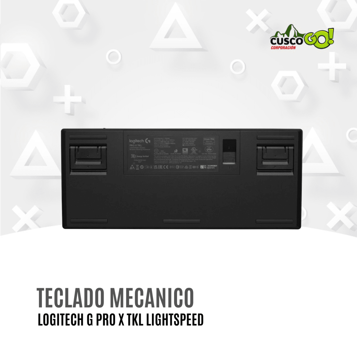 Teclado Gamer Logitech PRO X TKL LIGHTSPEED Inalámbrico RGB Negro2