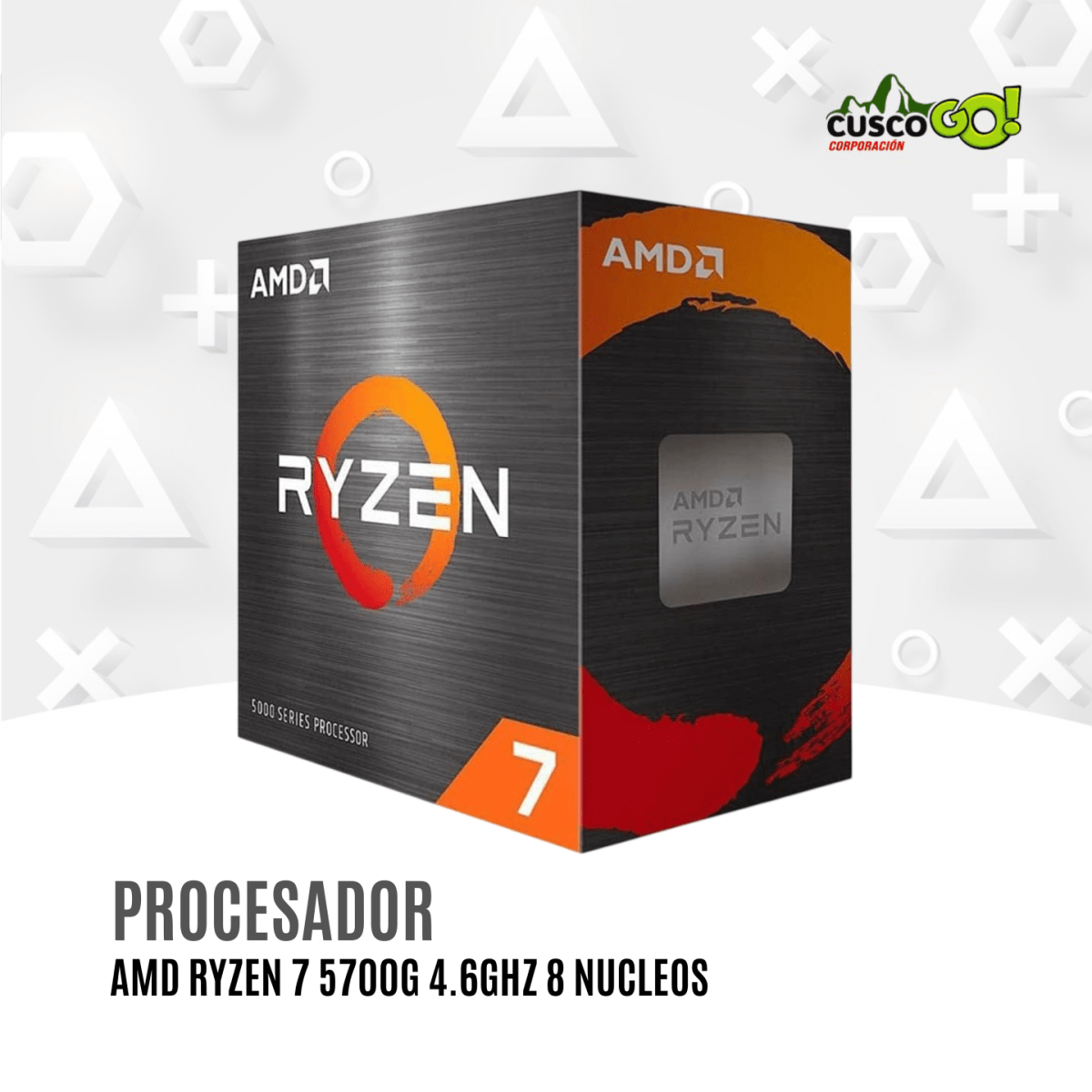Procesador AMD Ryzen 7 5700G 4.6GHz 8 Núcleos con Gráficos Integrados 0