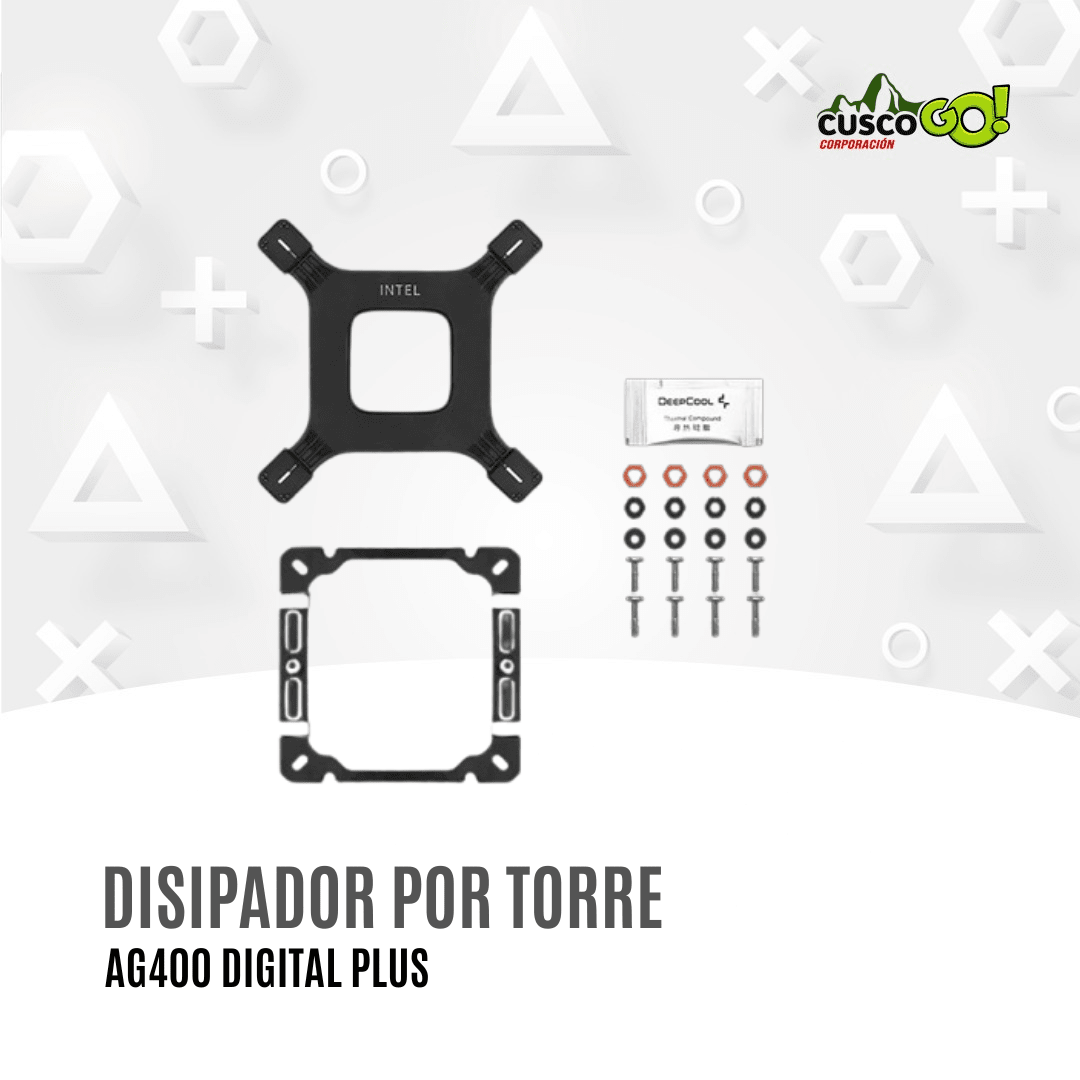 DISIPADOR POR TORRE DEEPCOOL AG400 DIGITAL PLUS4