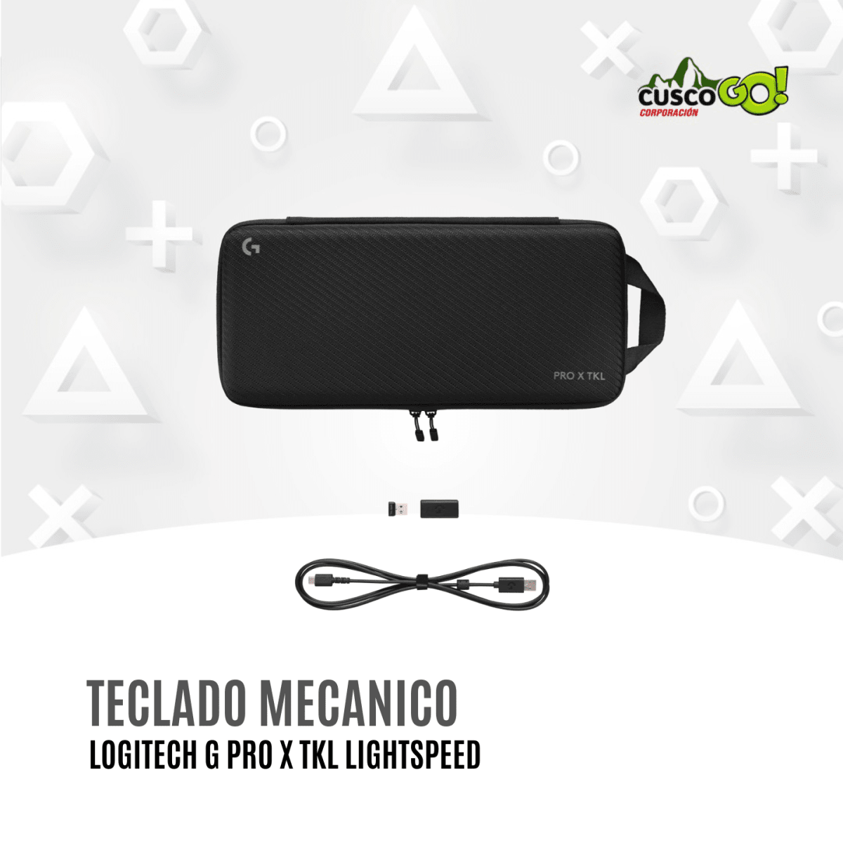 Teclado Gamer Logitech PRO X TKL LIGHTSPEED Inalámbrico RGB Negro4