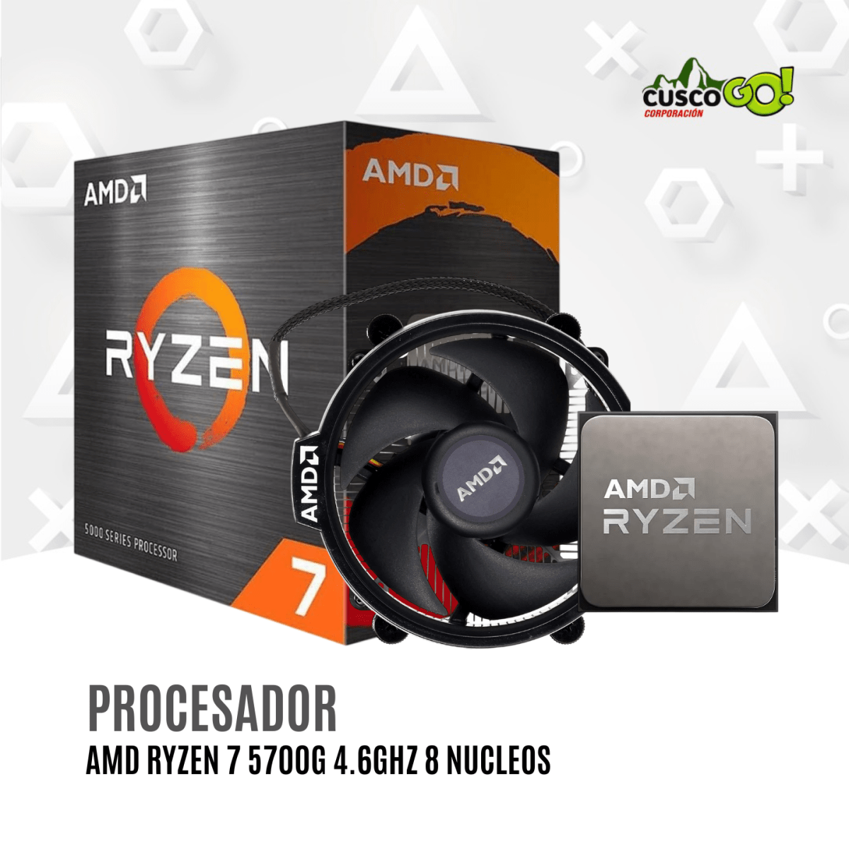 Procesador AMD Ryzen 7 5700G 4.6GHz 8 Núcleos con Gráficos Integrados2