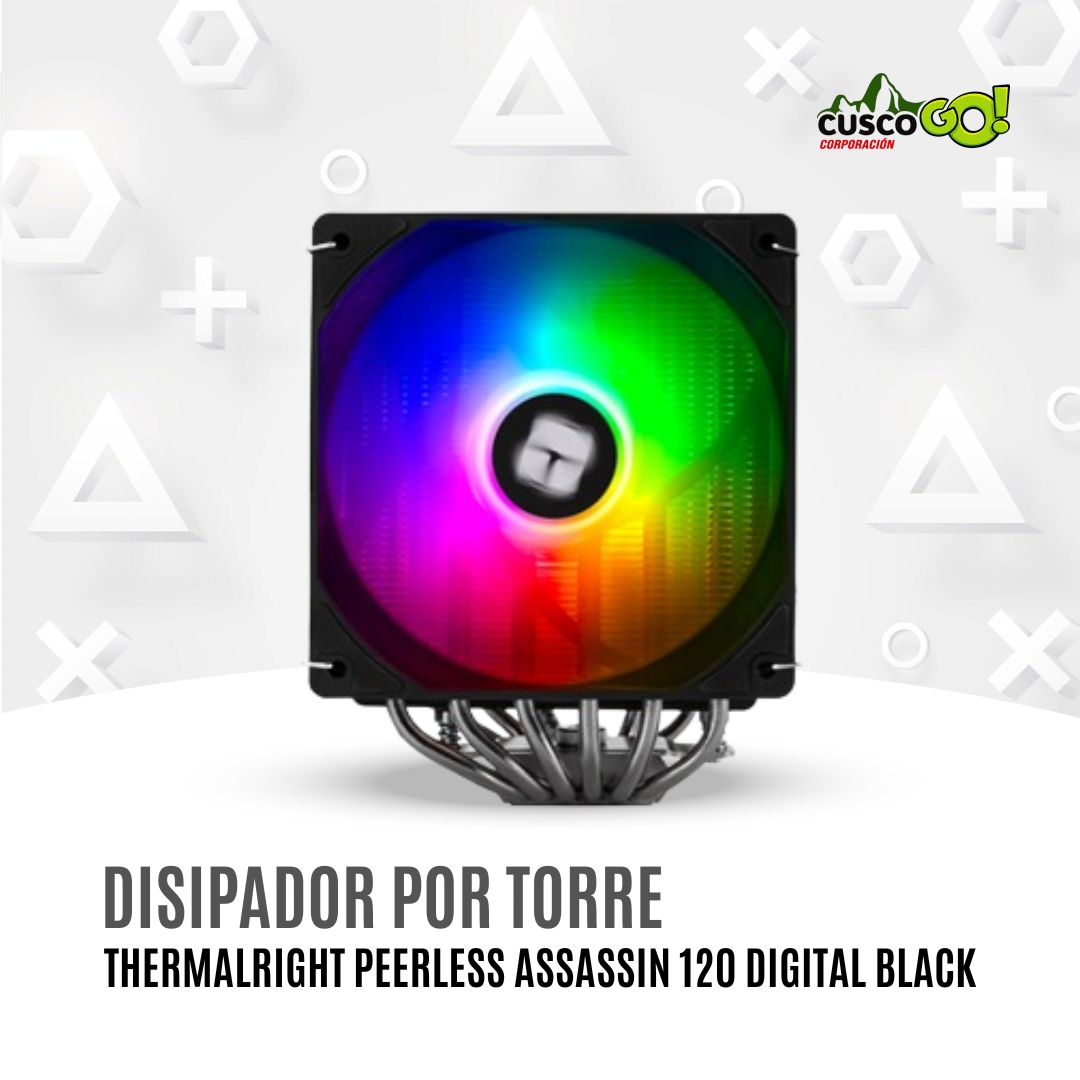 DISIPADOR POR TORRE THERMALRIGHT PEERLESS ASSASSIN 120 DIGITAL BLACK2