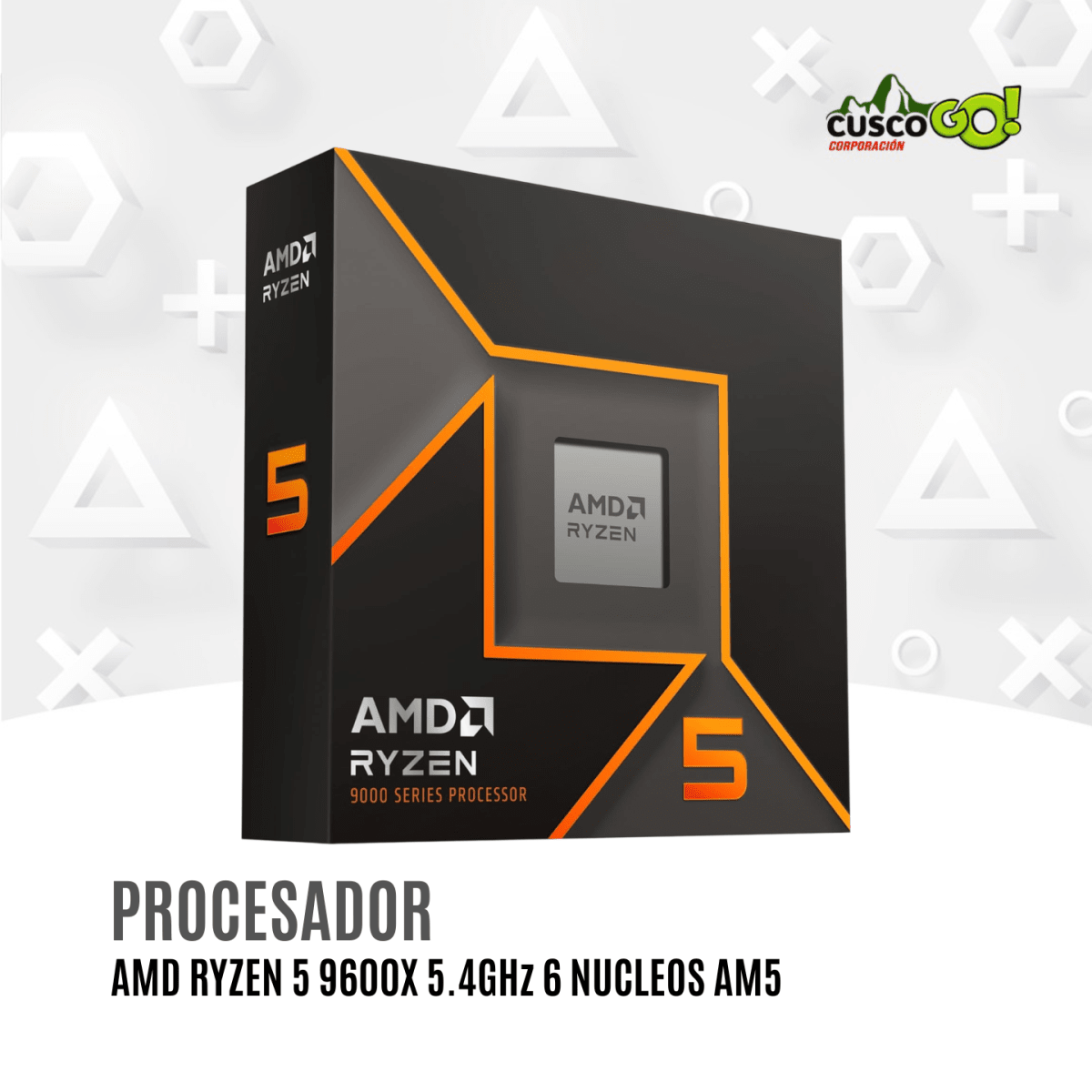 Procesador AMD Ryzen 5 9600X 5.4GHz 6 Núcleos AM53