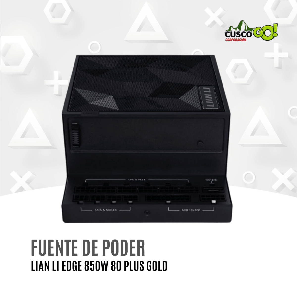 Fuente de Poder Lian Li Edge 850W 80 Plus Gold Modular Black4