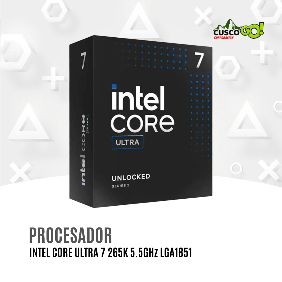 Procesador Intel Core Ultra 7 265K 5.5GHz Socket LGA18512
