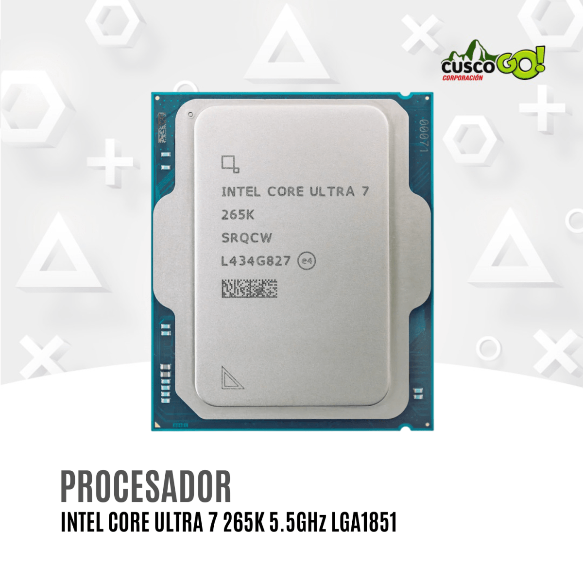 Procesador Intel Core Ultra 7 265K 5.5GHz Socket LGA18513