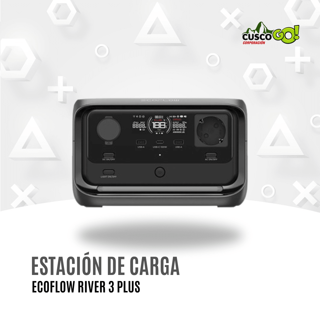 Estacion de Energia Portatil Ecoflow River 3 Plus 600W 0