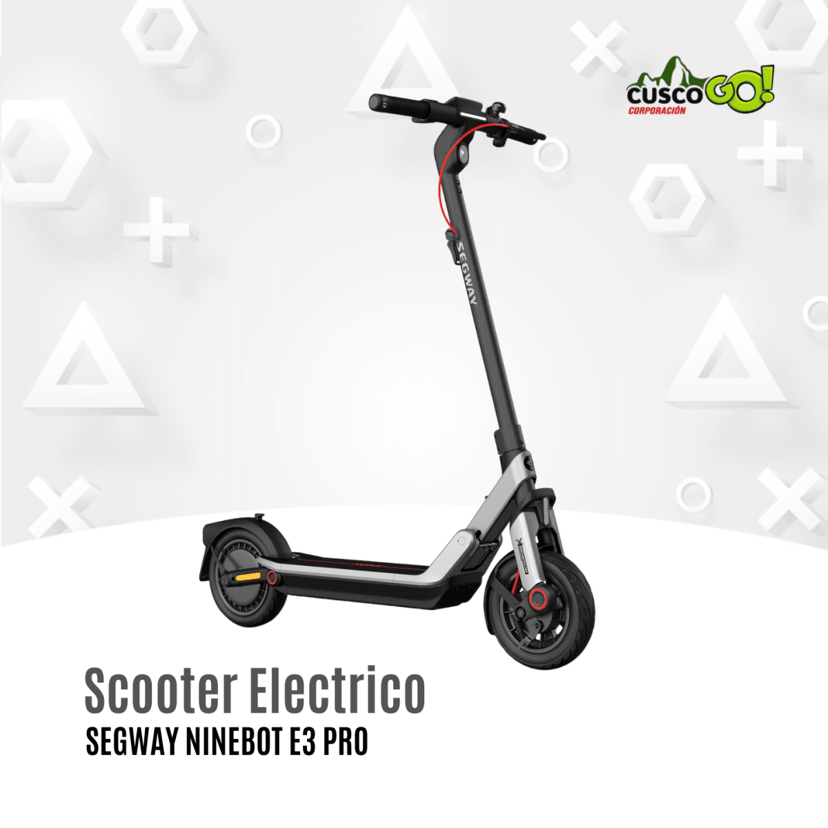 Scooter Eléctrico Segway Ninebot E3 Pro 800W 55km3