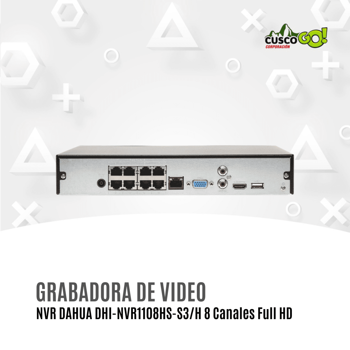 NVR Dahua DHI-NVR1108HS-S3/H Lite 8 Canales Full HD2