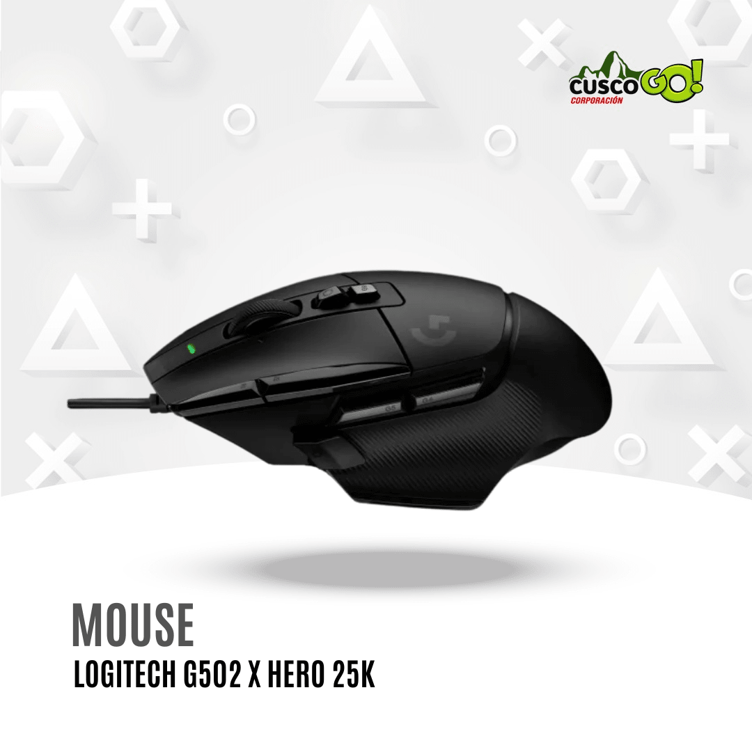 MOUSE LOGITECH G502 X HERO USB BLACK2