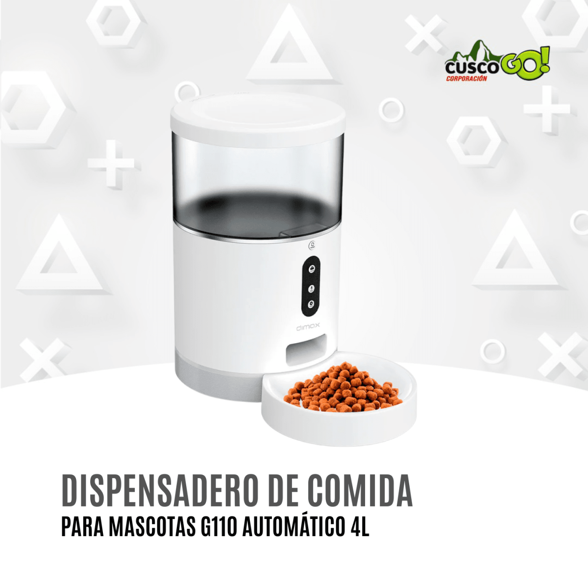 Dispensador de Comida para Mascotas G110 4L Automático3