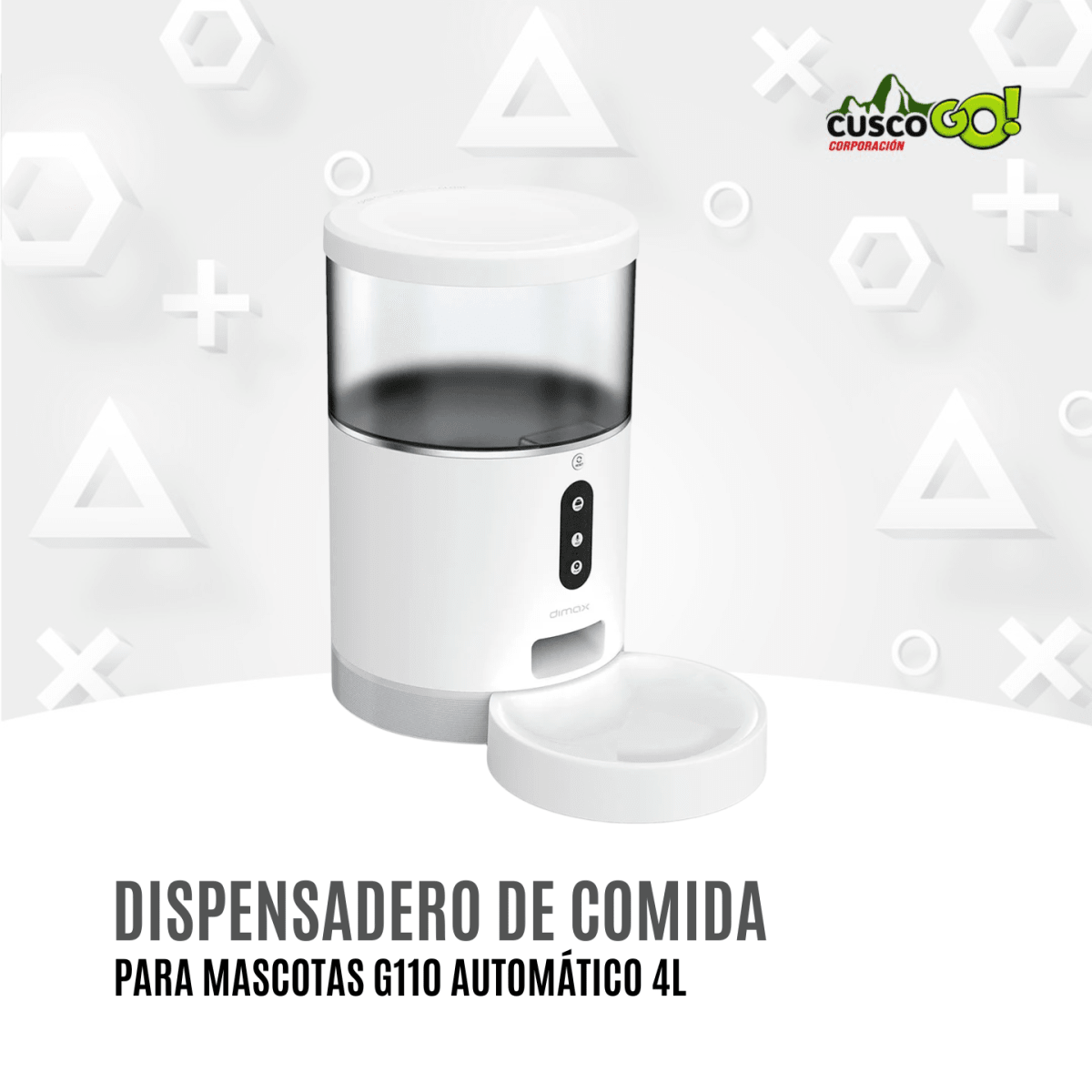 Dispensador de Comida para Mascotas G110 4L Automático4