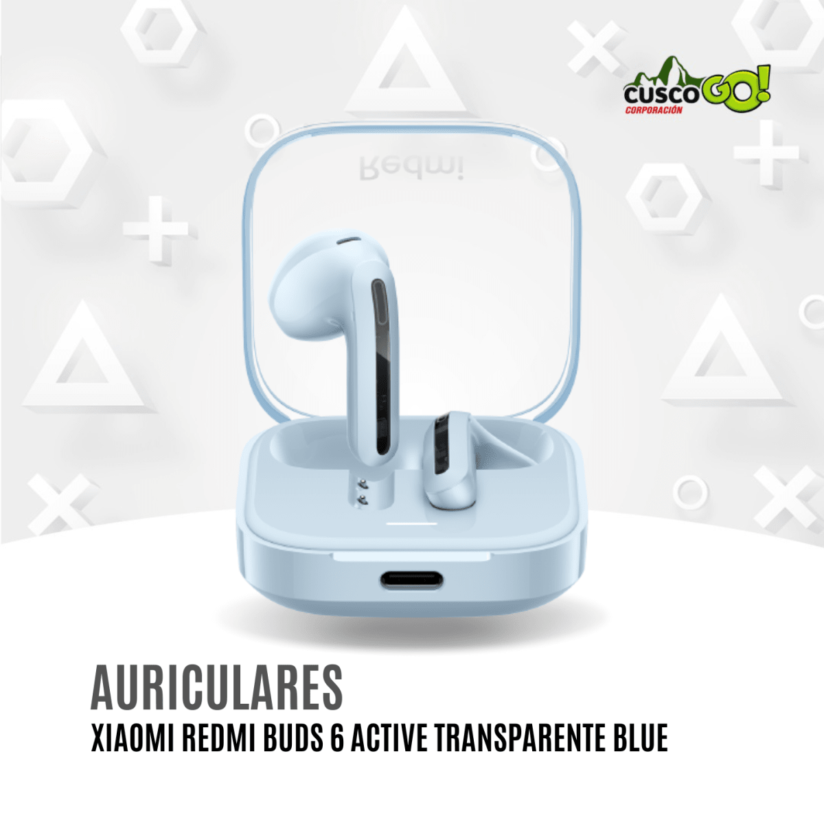 Audífonos Inalámbricos Redmi Buds 6 Active Transparent Blue 0