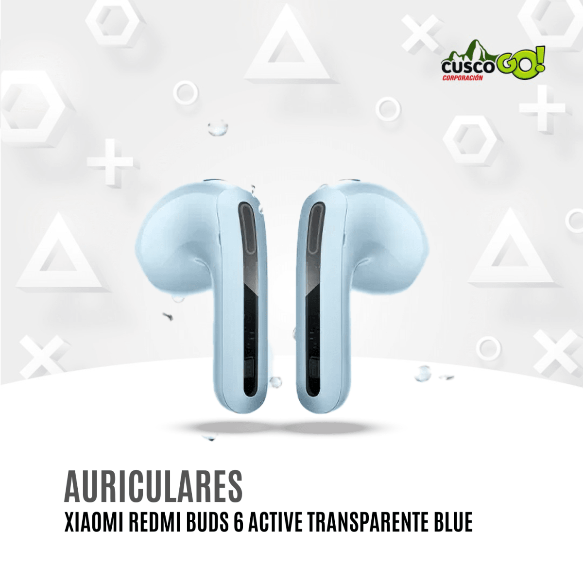 Audífonos Inalámbricos Redmi Buds 6 Active Transparent Blue2