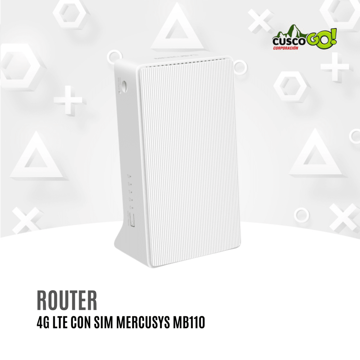 Router 4G LTE con SIM Mercusys MB110-4G N300 0