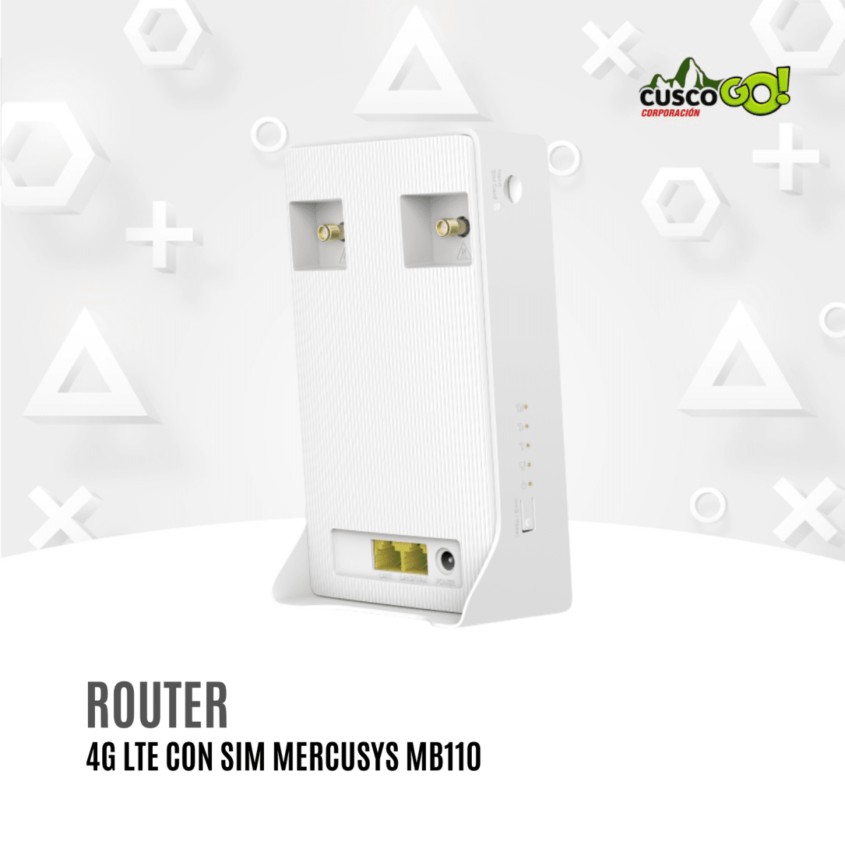 Router 4G LTE con SIM Mercusys MB110-4G N3002