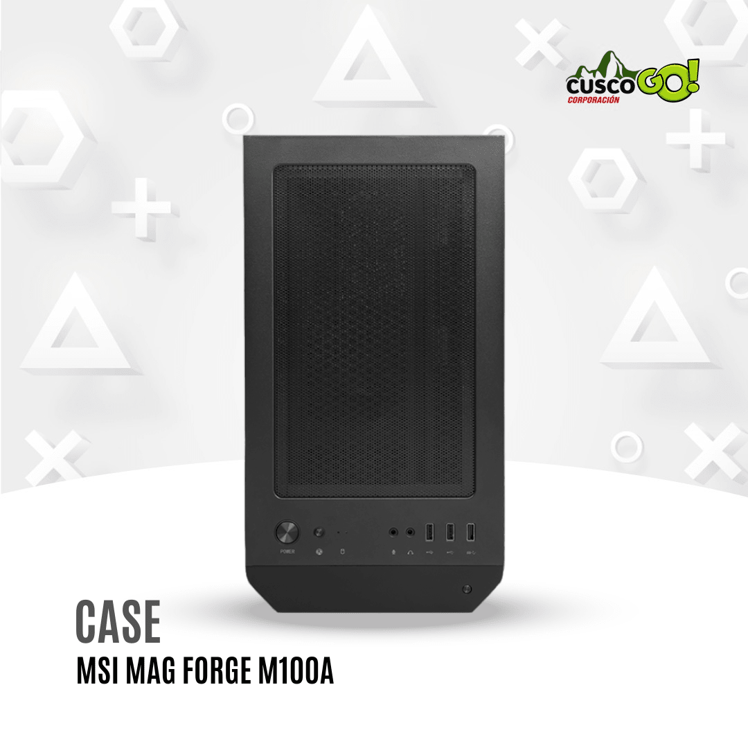CASE MSI MAG FORGE M100A CON FUENTE DE 600W4