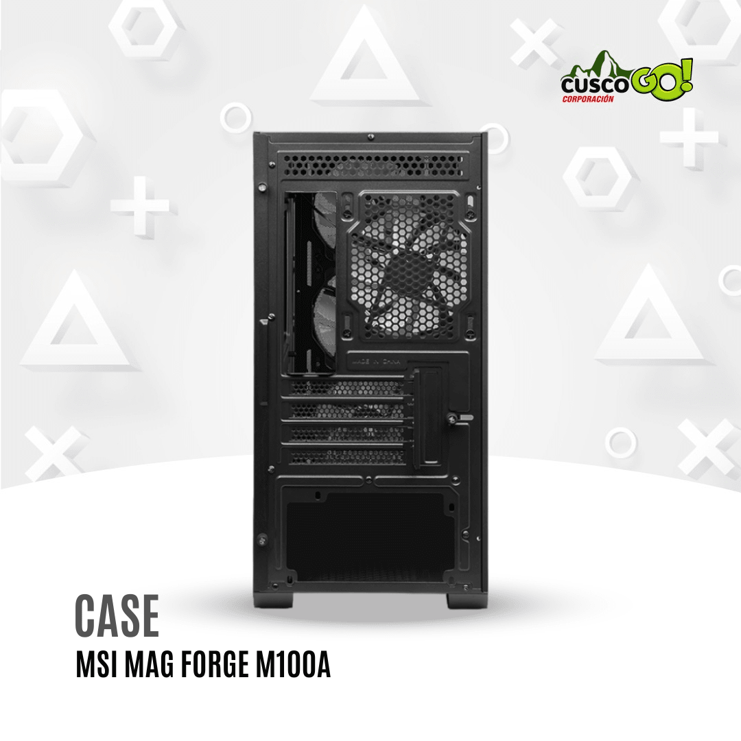 CASE MSI MAG FORGE M100A CON FUENTE DE 600W3
