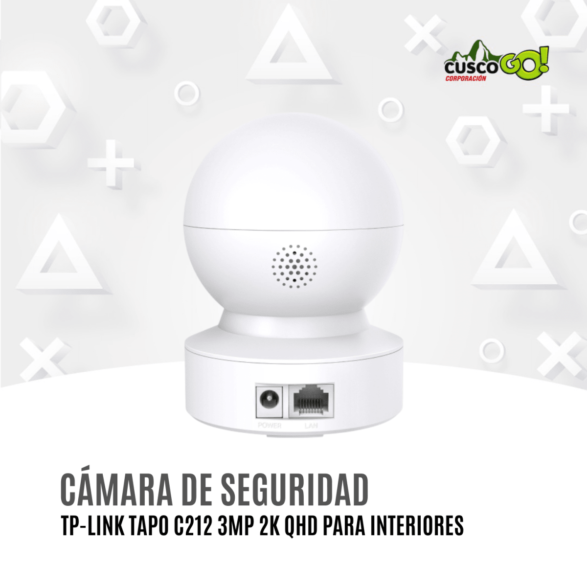 Cámara de Seguridad TP-Link Tapo C212 3MP 2K QHD Interiores2