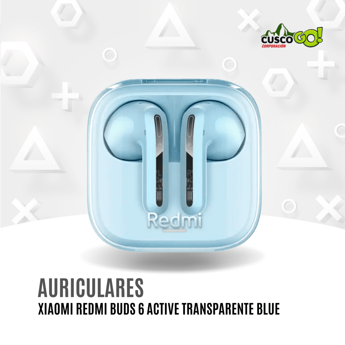 Audífonos Inalámbricos Redmi Buds 6 Active Transparent Blue3