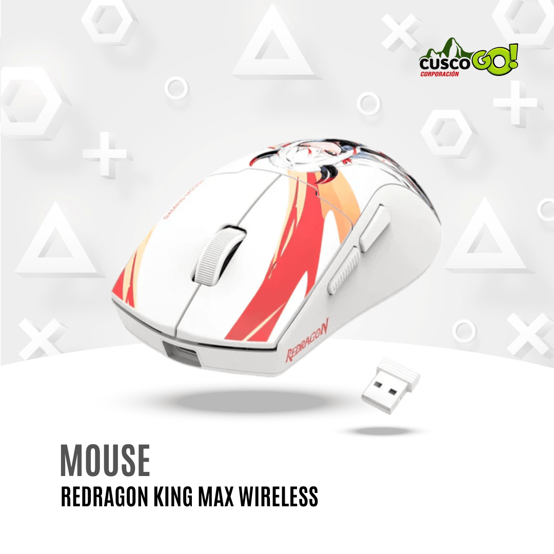 MOUSE GAMER REDRAGON KING MAX WIRELESS M918AKG-PRO2