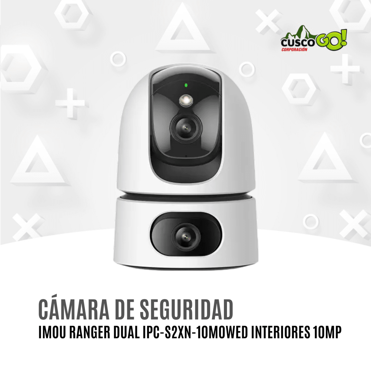 Cámara de Seguridad Imou Ranger Dual IPC-S2XN-10M0WED Interior 10MP Doble Lente 0