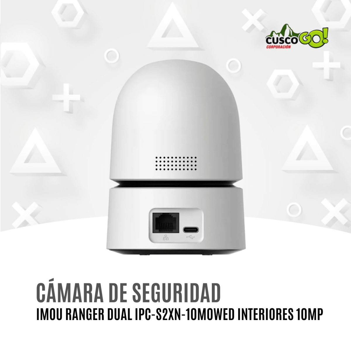 Cámara de Seguridad Imou Ranger Dual IPC-S2XN-10M0WED Interior 10MP Doble Lente2