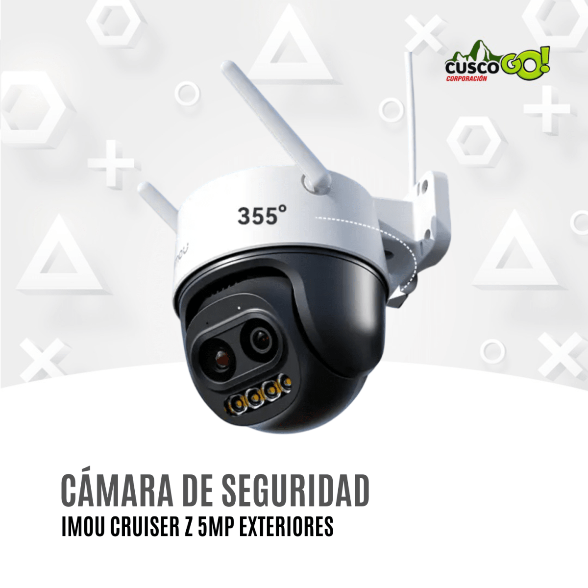 Cámara de Seguridad Imou Cruiser Z IPC-S7DN-5M0WEZ 5MP Exterior3