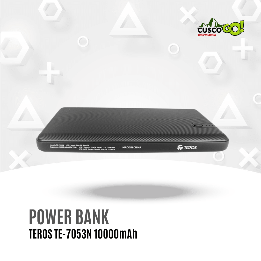 POWER BANK TEROS TE-7053N 10000mAh2