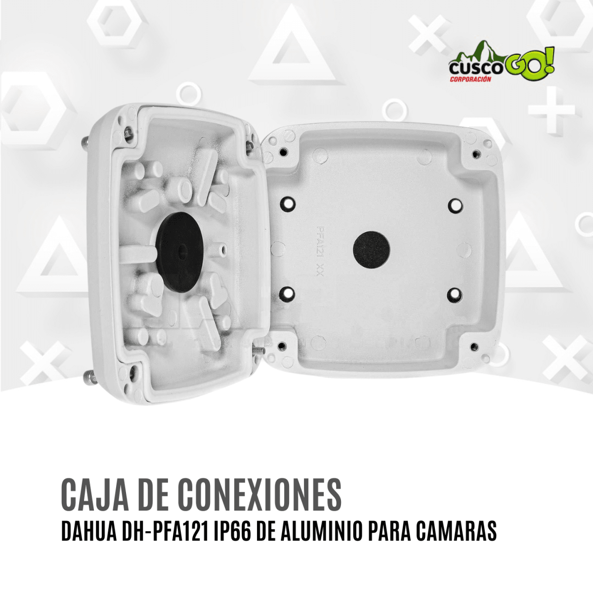 Caja de Conexiones Dahua DH-PFA121 IP66 de Aluminio para Cámaras3