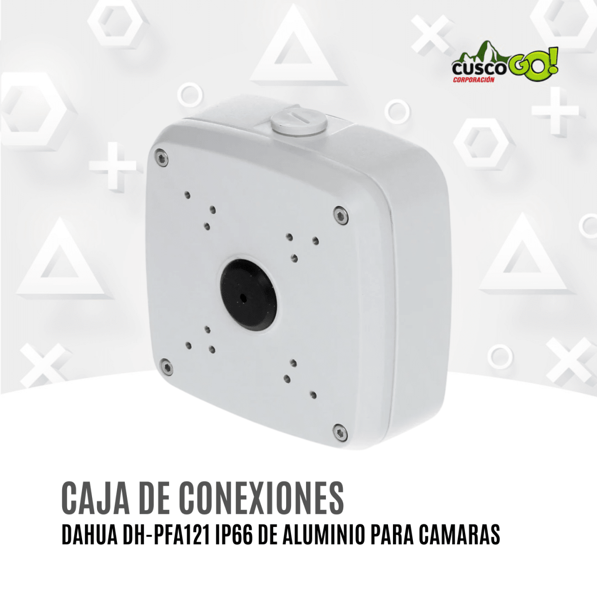 Caja de Paso Dahua DH-PFA121 IP66 de Aluminio para Cámaras 0