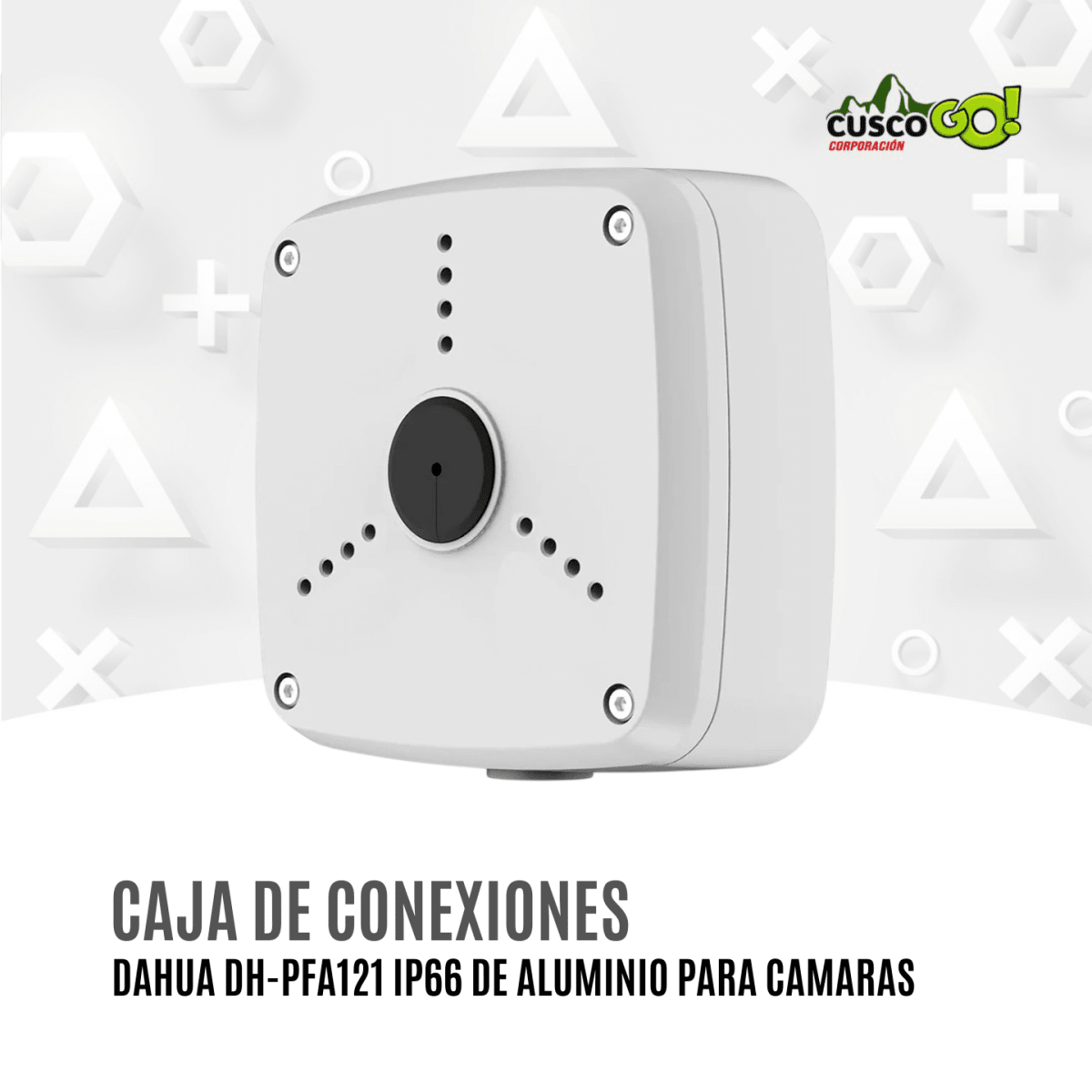 Caja de Conexiones Dahua DH-PFA121 IP66 de Aluminio para Cámaras2