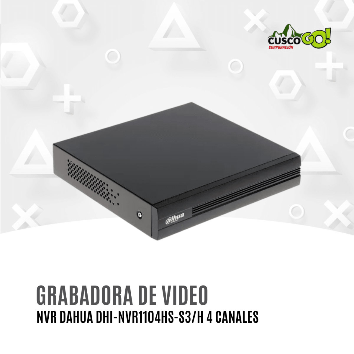 NVR Dahua DHI-NVR1104HS-S3/H Lite 4 Canales Full HD Hasta 8TB 0