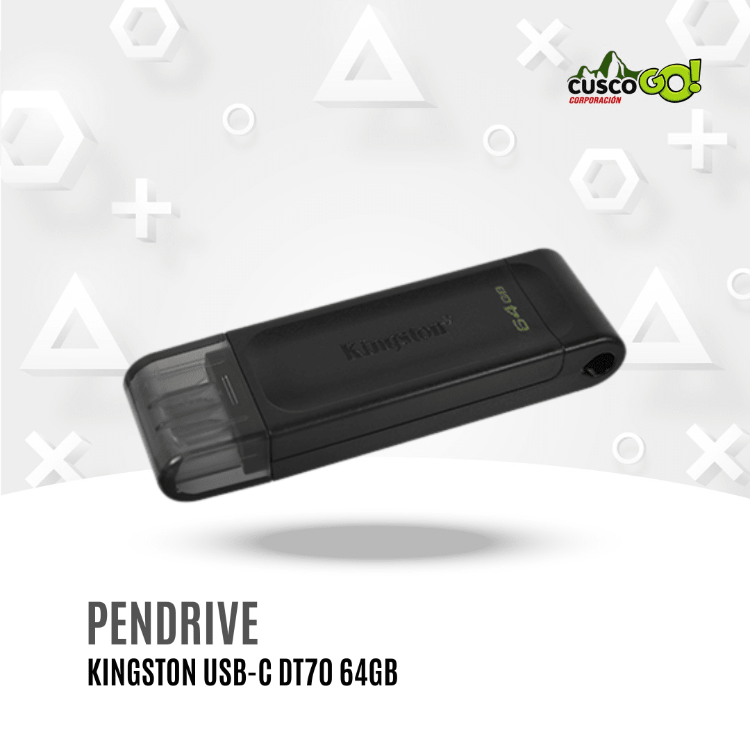 Memoria USB-C Kingston DataTraveler 70 64GB2