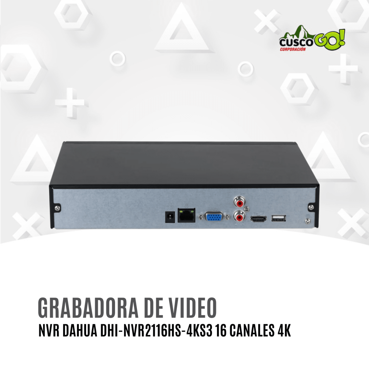 NVR Dahua DHI-NVR2116HS-4KS3 16 Canales 4K2