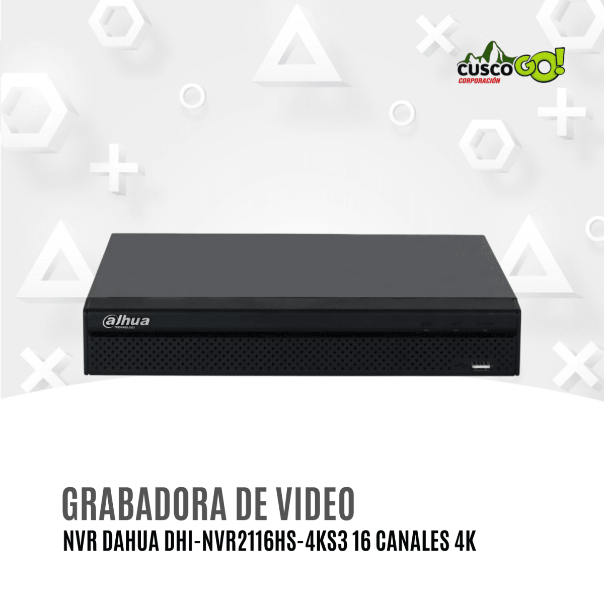 NVR Dahua DHI-NVR2116HS-4KS3 16 Canales 4K 0