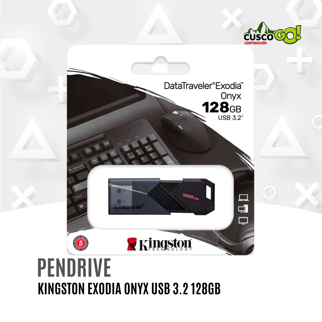 Memoria USB 3.2 Kingston 128GB Exodia Onyx 0