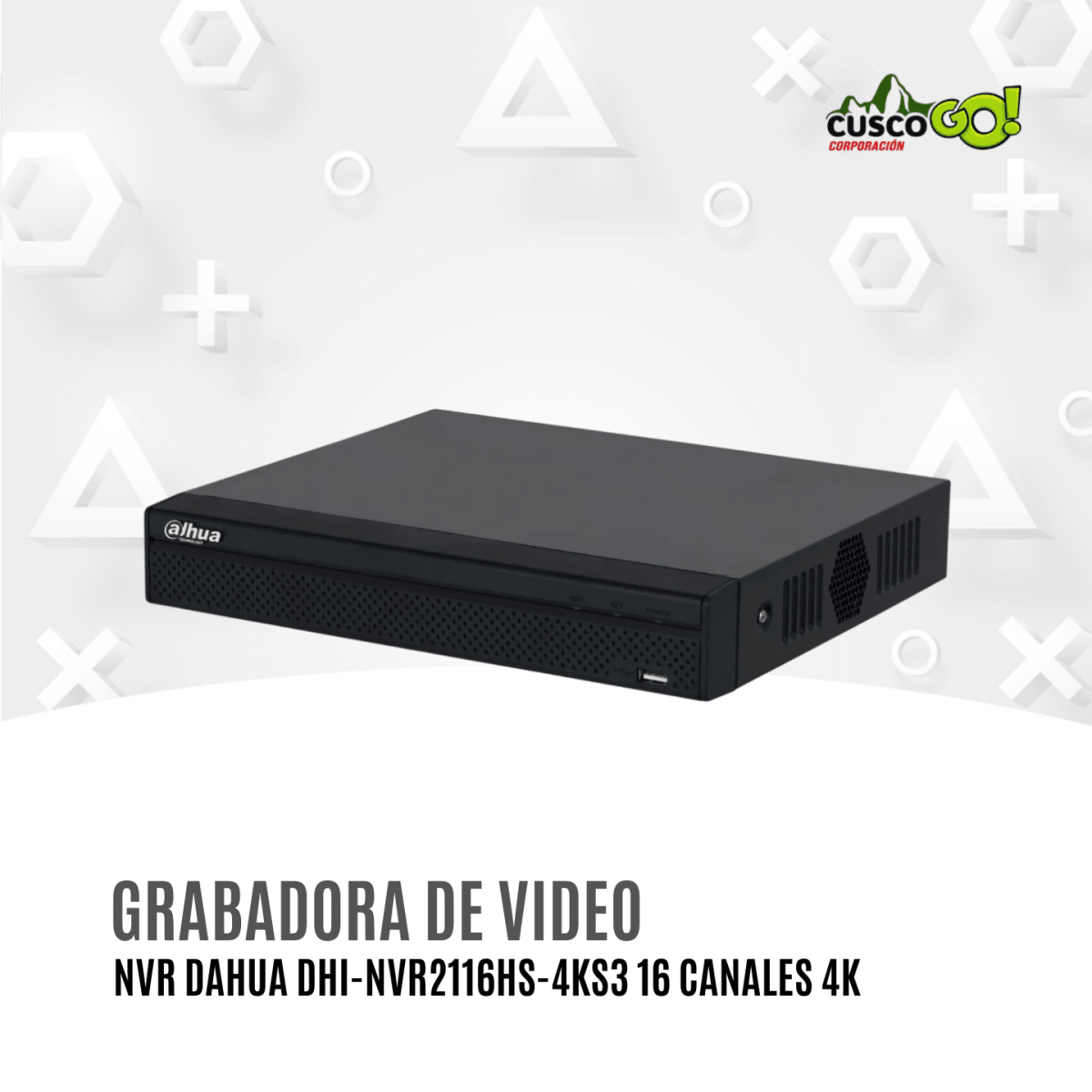NVR Dahua DHI-NVR2116HS-4KS3 16 Canales 4K3