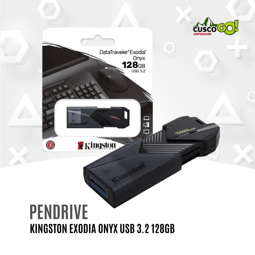 Memoria USB 3.2 Kingston 128GB Exodia Onyx2