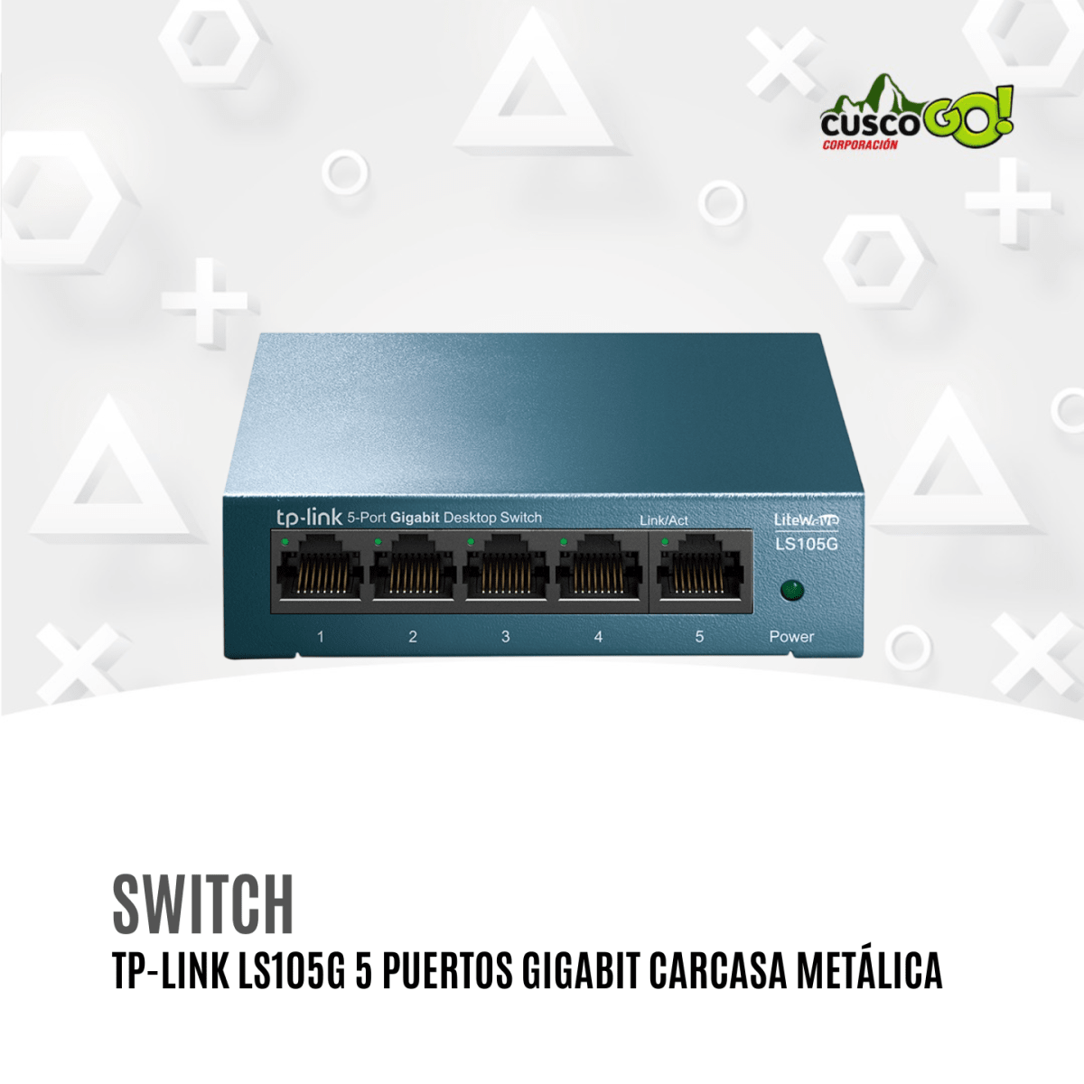 Switch TP-Link LS105G 5 Puertos Gigabit Carcasa Metálica 0