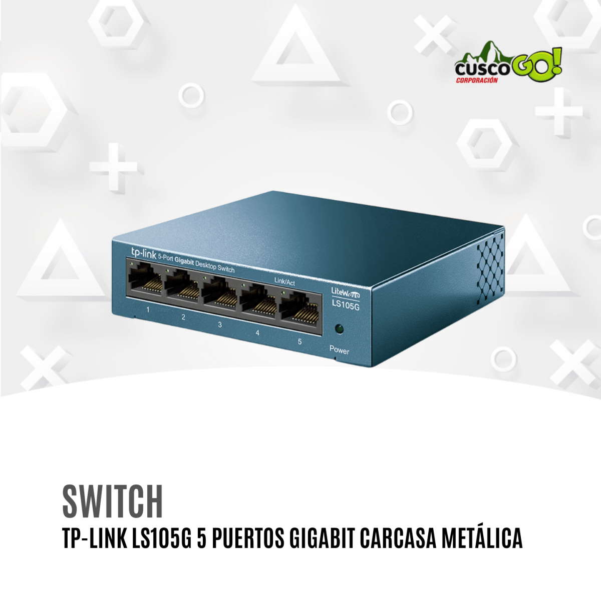 Switch TP-Link LS105G 5 Puertos Gigabit Carcasa Metálica2