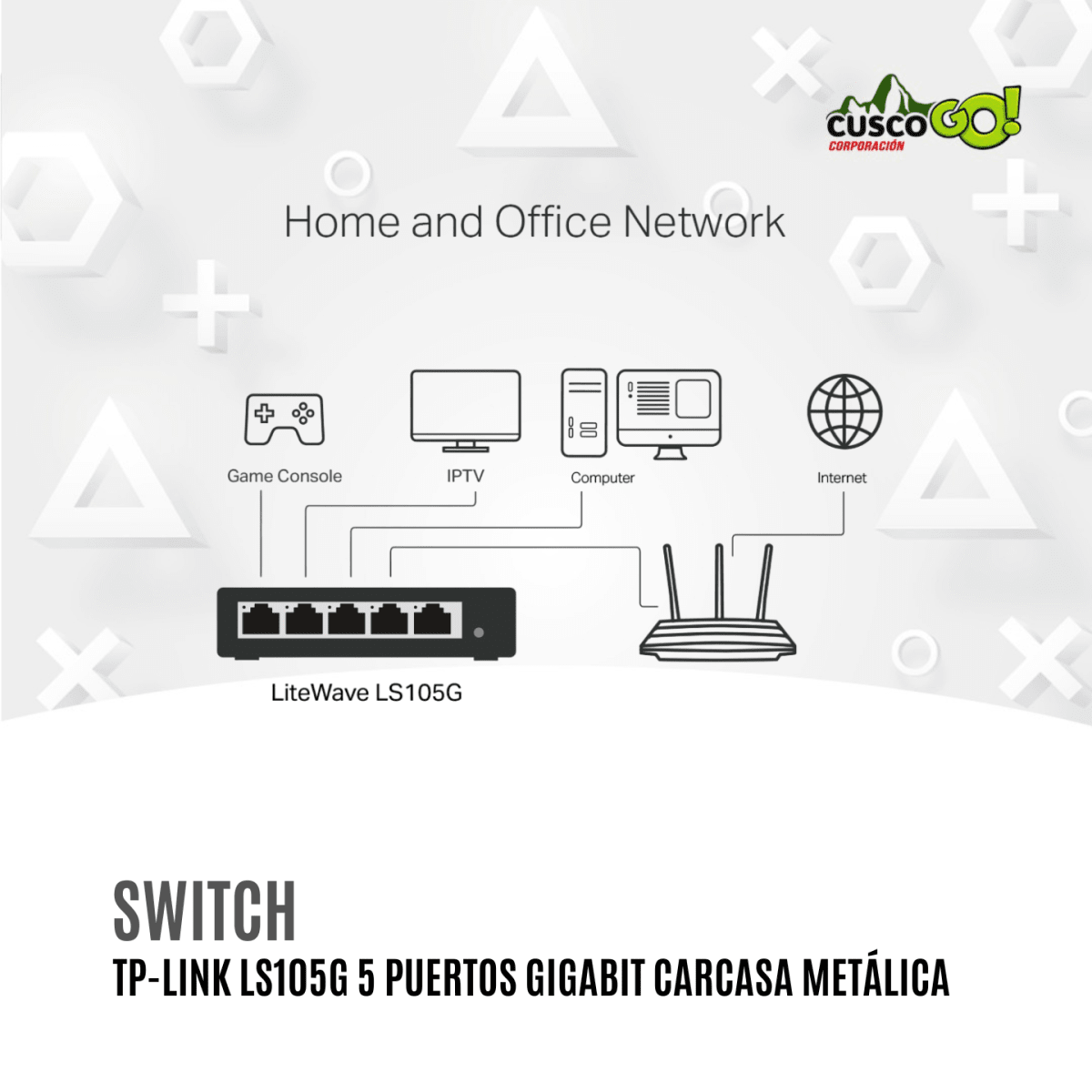 Switch TP-Link LS105G 5 Puertos Gigabit Carcasa Metálica4