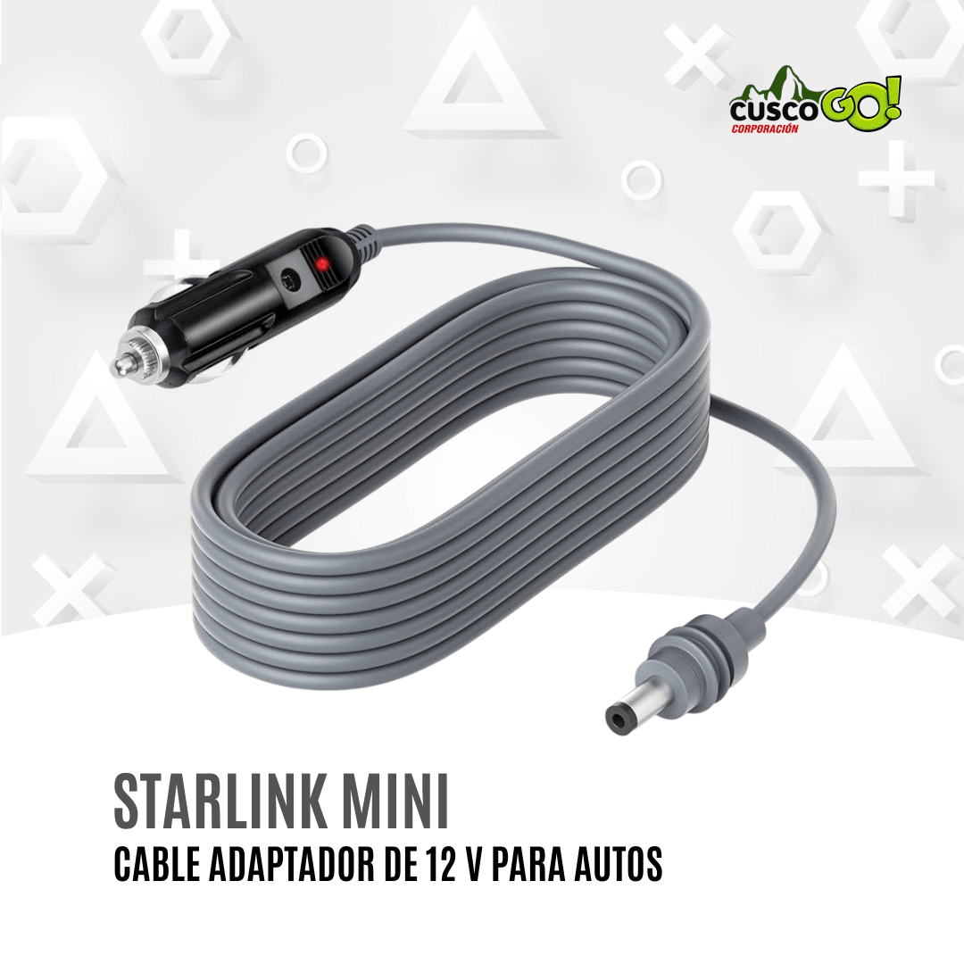 CABLE ADAPTADOR DE 12V PARA STARLINK MINI ADECUADO PARA AUTOS3