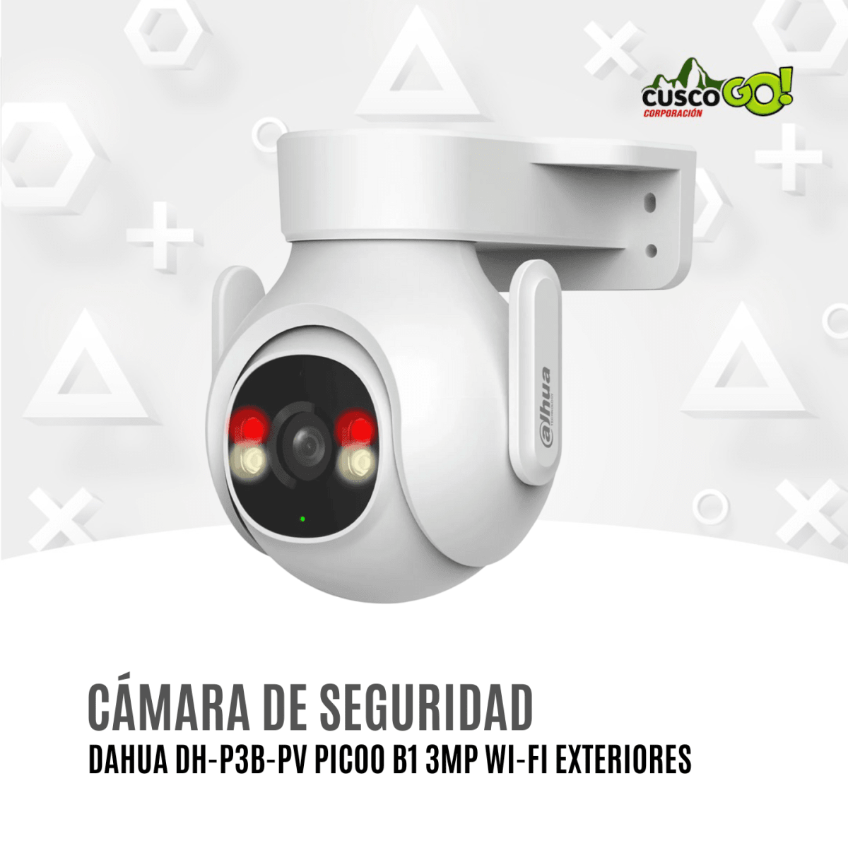 Cámara de Seguridad Dahua DH-P3B-PV Picoo B1 3MP Wi-Fi Exteriores2