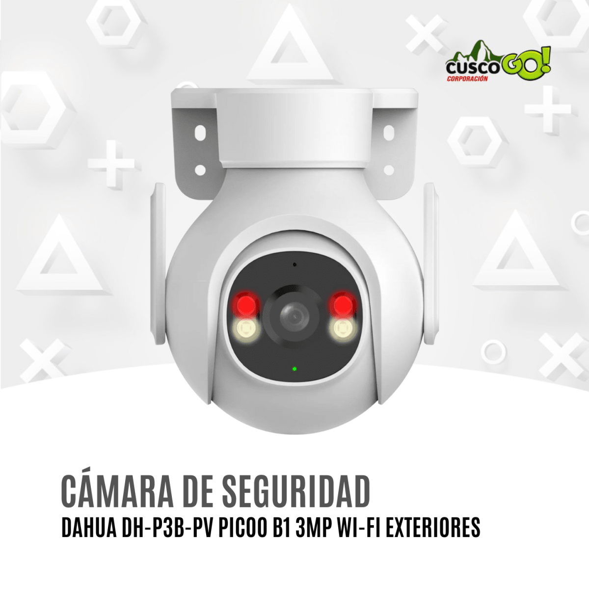 Cámara de Seguridad Dahua DH-P3B-PV Picoo B1 3MP Wi-Fi Exteriores 0