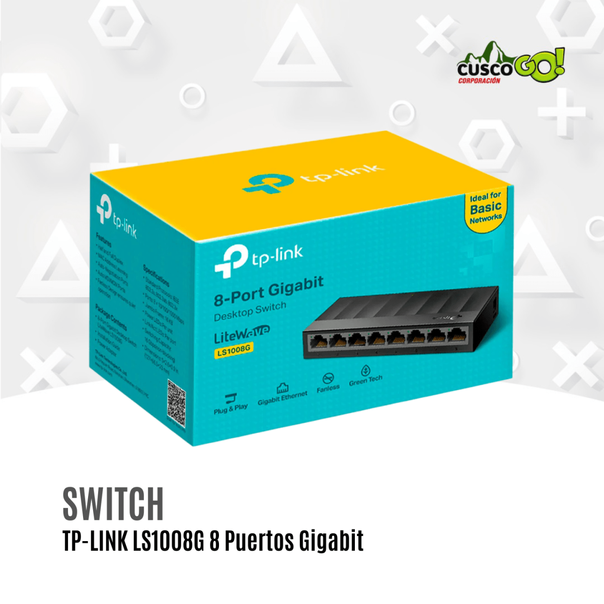 Switch TP-Link LS1008G 8 Puertos Gigabit3