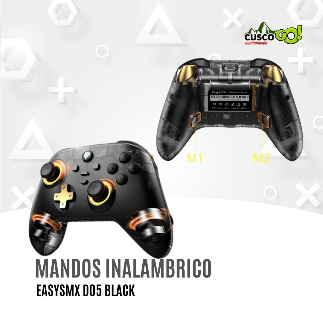 Mando Inalámbrico EasySMX D05 – Wi-Fi y Bluetooth, Dock de Carga y Luces RGB3
