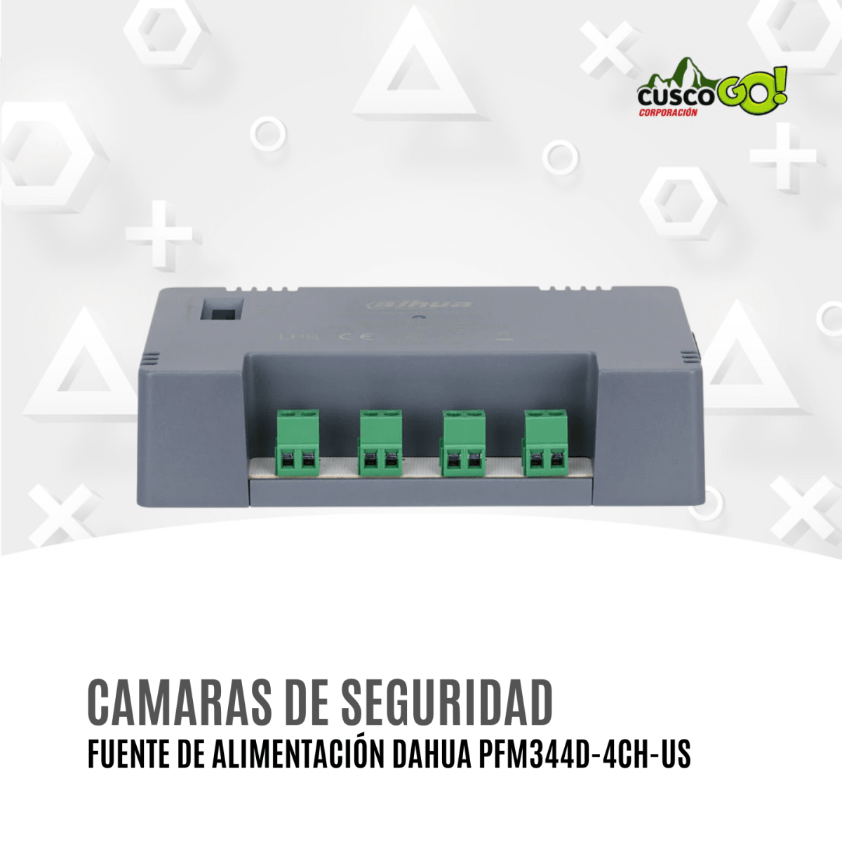 Fuente de Alimentación Dahua PFM344D-4CH-US para Cámaras de Seguridad 4 Canales3