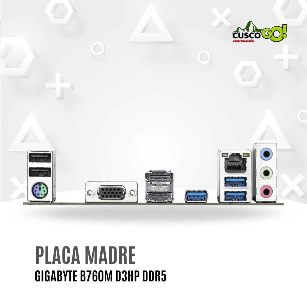 Placa Madre Gigabyte B760M D3HP DDR5 LGA1700 Micro ATX4