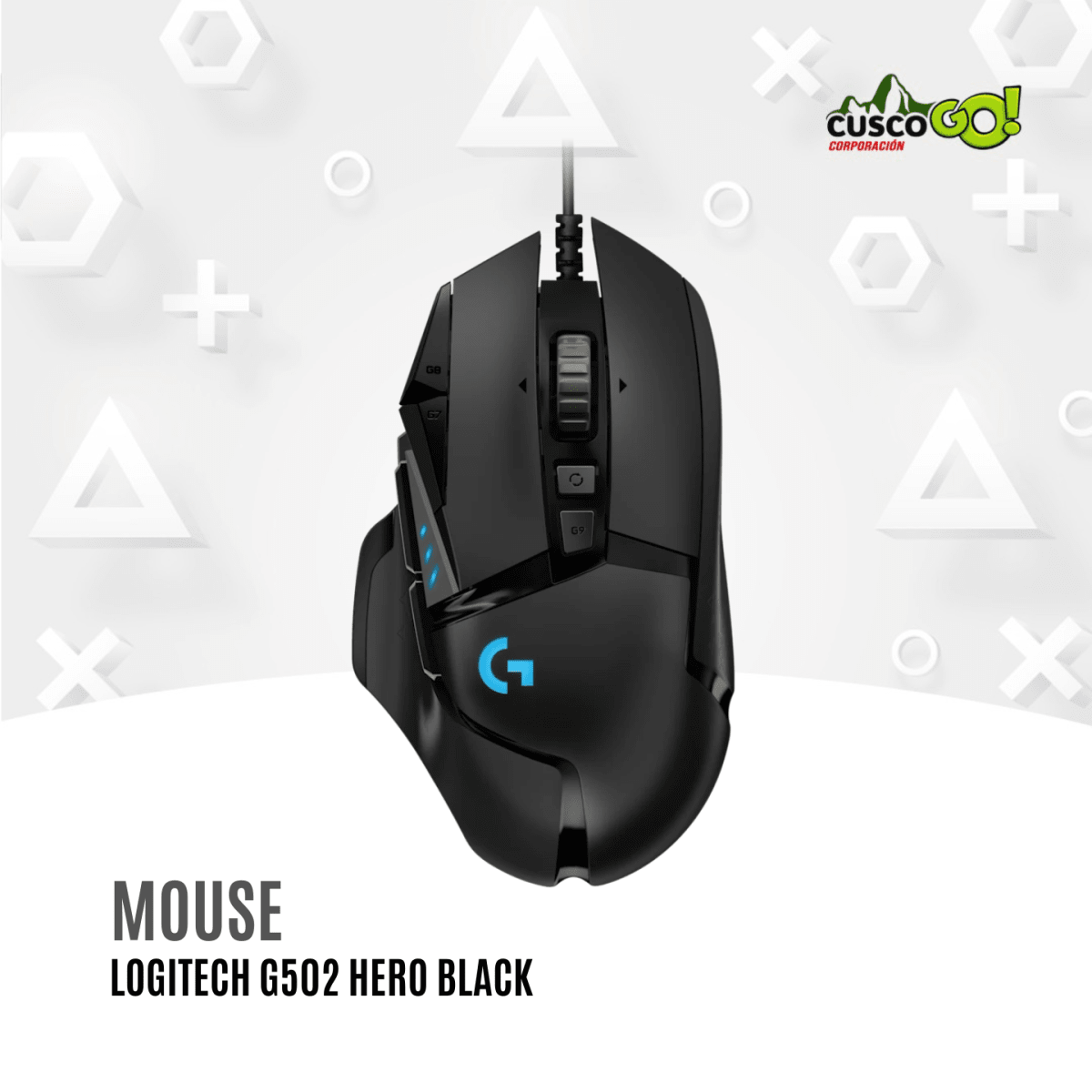 Mouse Gamer Logitech G502 HERO 25600 DPI RGB 0